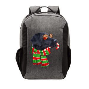 Black Lab Labrador Dog Owners Christmas Xmas Holiday Party Vector Backpack