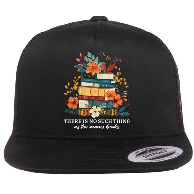 Book Lover Librarian Reading Library Readers Flat Bill Trucker Hat