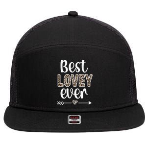 Best Lovey Lovey Grandmother Appreciation Lovey Grandma 7 Panel Mesh Trucker Snapback Hat