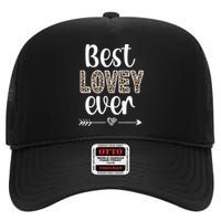 Best Lovey Lovey Grandmother Appreciation Lovey Grandma High Crown Mesh Back Trucker Hat