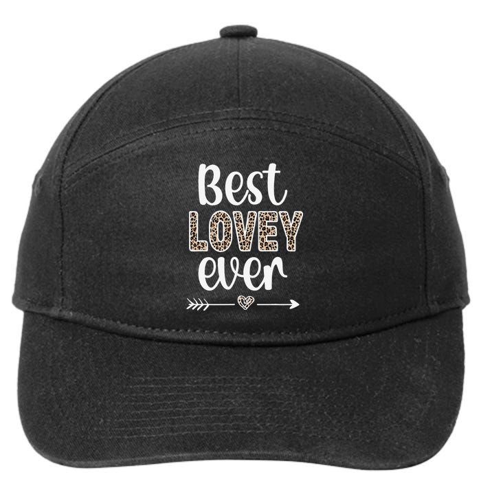 Best Lovey Lovey Grandmother Appreciation Lovey Grandma 7-Panel Snapback Hat