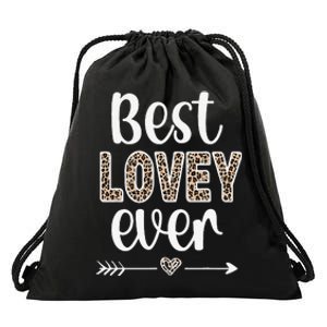 Best Lovey Lovey Grandmother Appreciation Lovey Grandma Drawstring Bag