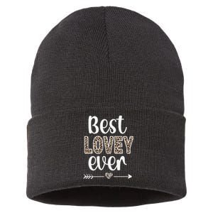 Best Lovey Lovey Grandmother Appreciation Lovey Grandma Sustainable Knit Beanie