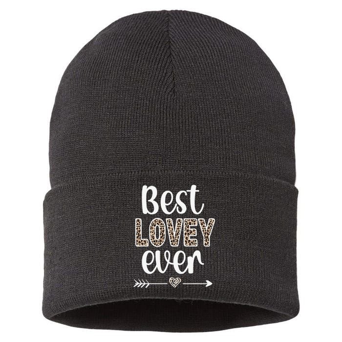 Best Lovey Lovey Grandmother Appreciation Lovey Grandma Sustainable Knit Beanie