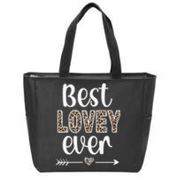 Best Lovey Lovey Grandmother Appreciation Lovey Grandma Zip Tote Bag