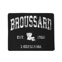 Broussard Louisiana LA Vintage Athletic Sports Mousepad