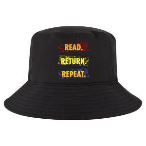 Book Lover Librarian Read Return Repeat Reading Great Gift Cool Comfort Performance Bucket Hat