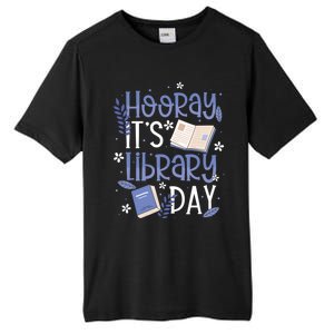 Bookworm Library Librarian Hooray ItS Library Day Gift Tall Fusion ChromaSoft Performance T-Shirt