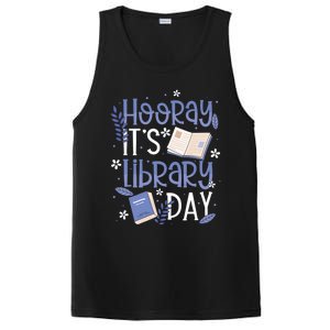 Bookworm Library Librarian Hooray ItS Library Day Gift PosiCharge Competitor Tank