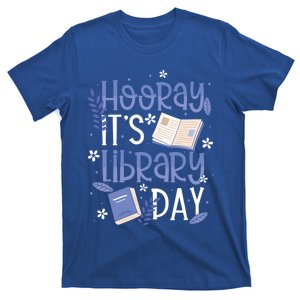 Bookworm Library Librarian Hooray ItS Library Day Gift T-Shirt