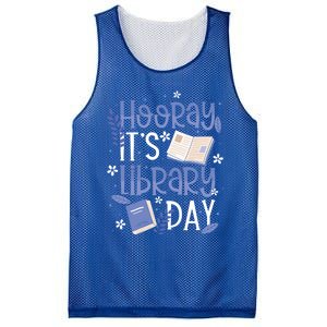 Bookworm Library Librarian Hooray ItS Library Day Gift Mesh Reversible Basketball Jersey Tank