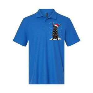 Black Lab Labrador Christmas Tree Light Pajama Dog Xmas Gift Softstyle Adult Sport Polo