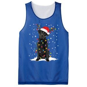 Black Lab Labrador Christmas Tree Light Pajama Dog Xmas Gift Mesh Reversible Basketball Jersey Tank