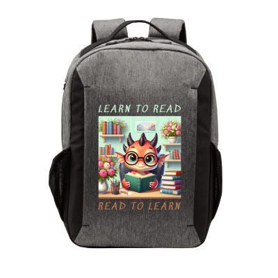 Book Lover Learn To Read Read To Learn Vector Backpack