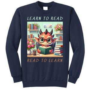 Book Lover Learn To Read Read To Learn Sweatshirt