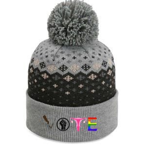 Black Lives Matter Vote LGBT Gay Rights Feminist Equality The Baniff Cuffed Pom Beanie