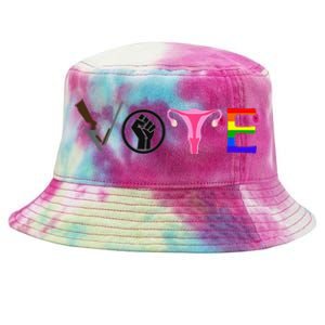 Black Lives Matter Vote LGBT Gay Rights Feminist Equality Tie-Dyed Bucket Hat