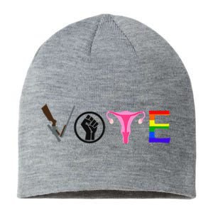 Black Lives Matter Vote LGBT Gay Rights Feminist Equality Sustainable Beanie