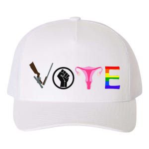 Black Lives Matter Vote LGBT Gay Rights Feminist Equality Yupoong Adult 5-Panel Trucker Hat