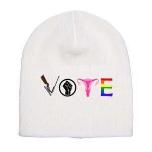 Black Lives Matter Vote LGBT Gay Rights Feminist Equality Short Acrylic Beanie