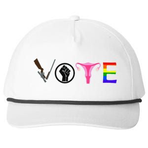 Black Lives Matter Vote LGBT Gay Rights Feminist Equality Snapback Five-Panel Rope Hat