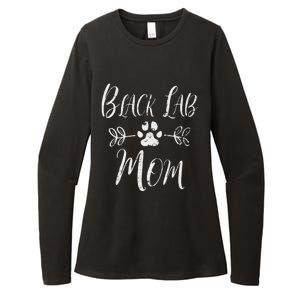 Black Lab Mom Labrador Retriever Lover Funny Dog Mom Womens CVC Long Sleeve Shirt