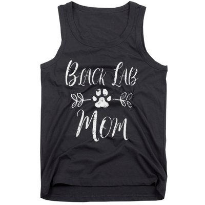 Black Lab Mom Labrador Retriever Lover Funny Dog Mom Tank Top