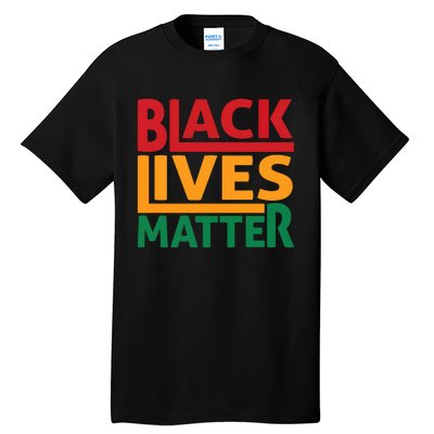 Black Lives Matter Human Rights Tall T-Shirt