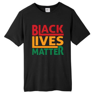 Black Lives Matter Human Rights Tall Fusion ChromaSoft Performance T-Shirt