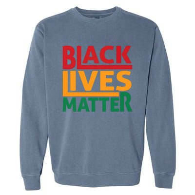 Black Lives Matter Human Rights Garment-Dyed Sweatshirt