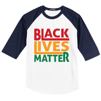 Black Lives Matter Human Rights Baseball Sleeve Shirt