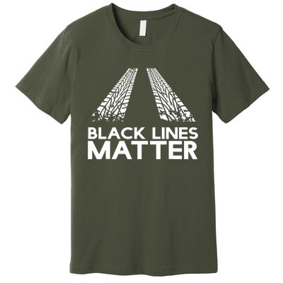 Black Lines Matter Premium T-Shirt