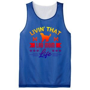 Black Lab Mom Livin That Life Labrador Retriever Great Gift Mesh Reversible Basketball Jersey Tank