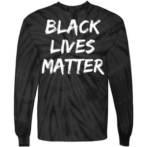 Black Lives Matter Tie-Dye Long Sleeve Shirt