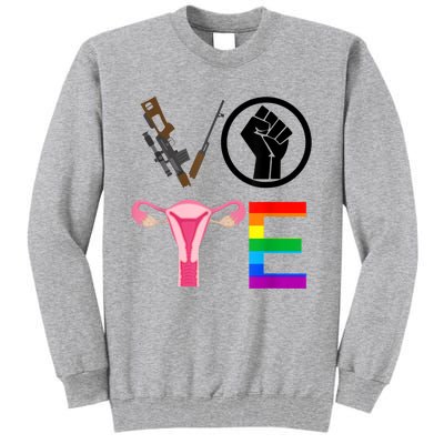 Black Lives Matter Vote Lgbt Gay Rights Feminist Equality Tall Sweatshirt