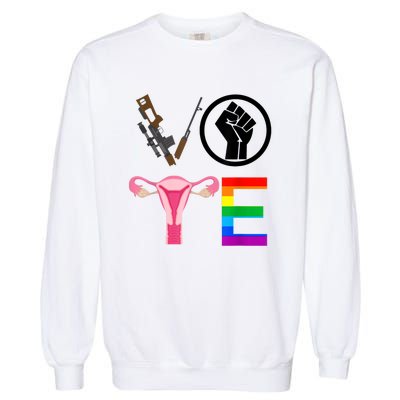 Black Lives Matter Vote Lgbt Gay Rights Feminist Equality Garment-Dyed Sweatshirt