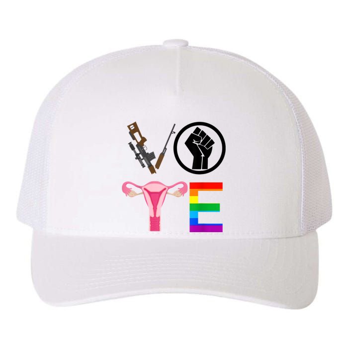 Black Lives Matter Vote Lgbt Gay Rights Feminist Equality Yupoong Adult 5-Panel Trucker Hat