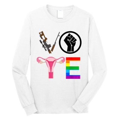 Black Lives Matter Vote Lgbt Gay Rights Feminist Equality Long Sleeve Shirt