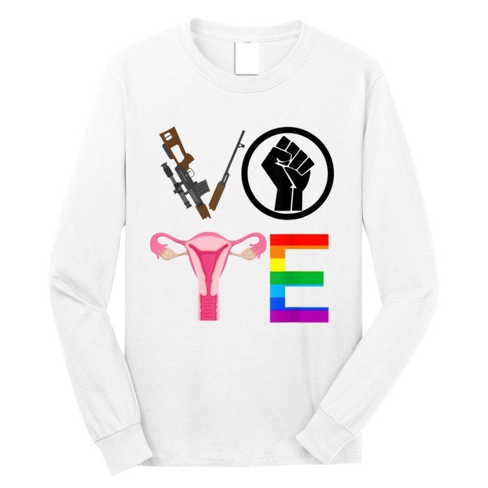 Black Lives Matter Vote Lgbt Gay Rights Feminist Equality Long Sleeve Shirt