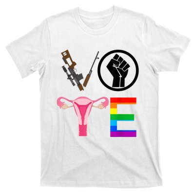 Black Lives Matter Vote Lgbt Gay Rights Feminist Equality T-Shirt