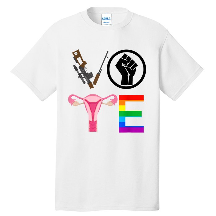 Black Lives Matter Vote Lgbt Gay Rights Feminist Equality Tall T-Shirt