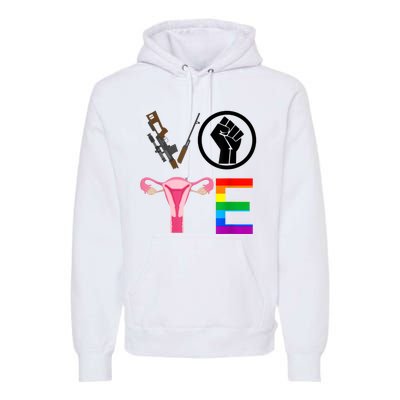 Black Lives Matter Vote Lgbt Gay Rights Feminist Equality Premium Hoodie