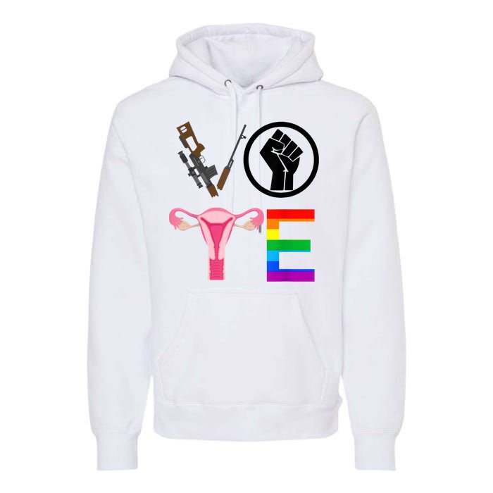 Black Lives Matter Vote Lgbt Gay Rights Feminist Equality Premium Hoodie