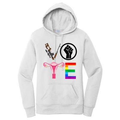 Black Lives Matter Vote Lgbt Gay Rights Feminist Equality Women's Pullover Hoodie