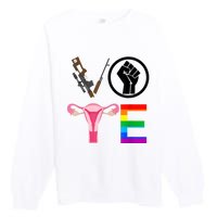 Black Lives Matter Vote Lgbt Gay Rights Feminist Equality Premium Crewneck Sweatshirt