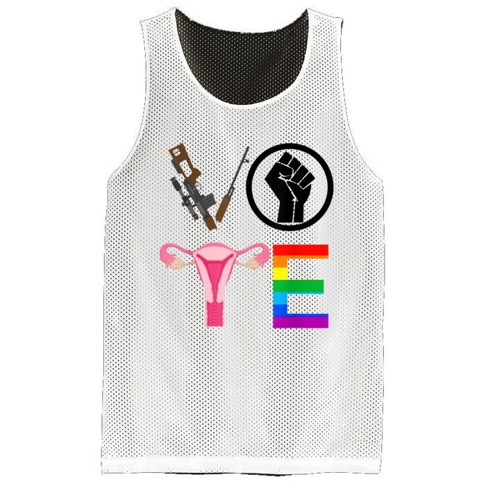 Black Lives Matter Vote Lgbt Gay Rights Feminist Equality Mesh Reversible Basketball Jersey Tank