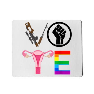 Black Lives Matter Vote Lgbt Gay Rights Feminist Equality Mousepad