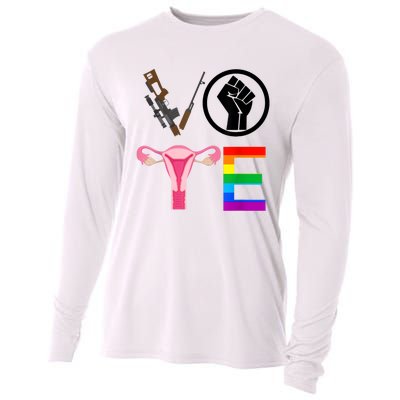 Black Lives Matter Vote Lgbt Gay Rights Feminist Equality Cooling Performance Long Sleeve Crew