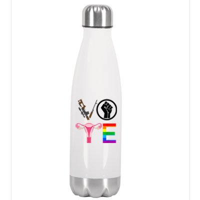 Black Lives Matter Vote Lgbt Gay Rights Feminist Equality Stainless Steel Insulated Water Bottle