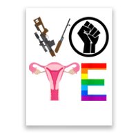 Black Lives Matter Vote Lgbt Gay Rights Feminist Equality Poster